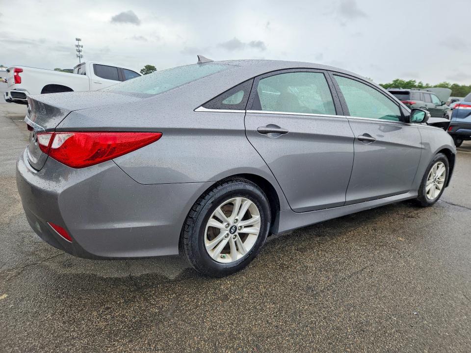 2014 Hyundai Sonata VIN 5NPEB4ACXEH905095 COPART salvage auction — FRONT END, Ny - Mv-907A Salvage Certificate, sold $1,050 on 2026-07-20 (photo 3)