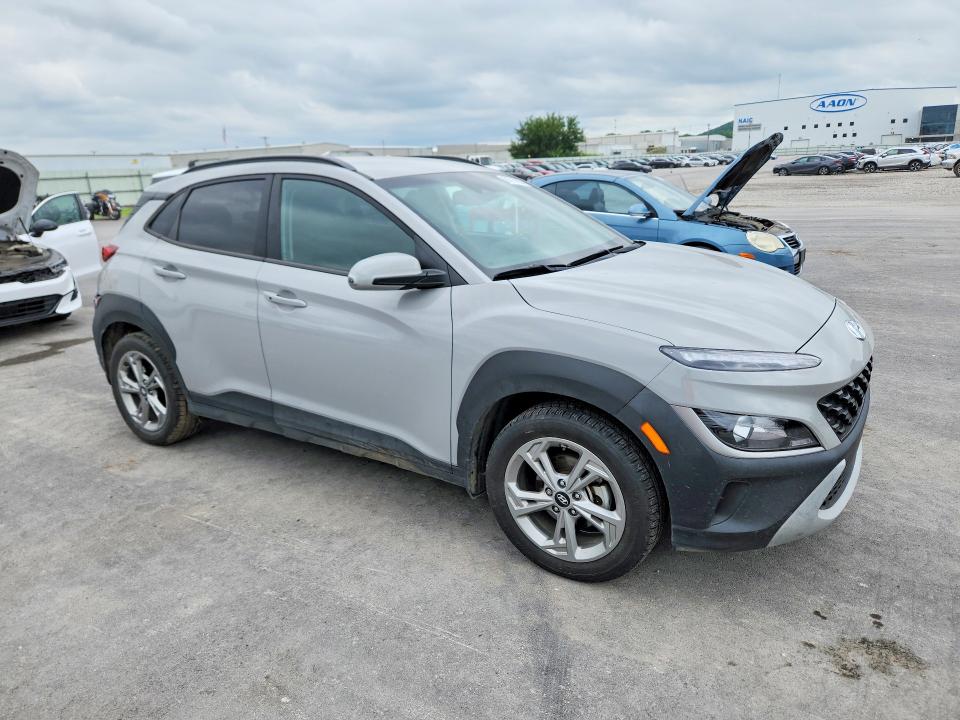 2023 Hyundai Kona VIN KM8K62AB7PU030260 COPART salvage auction — HAIL, Ok - Cert Of Title-Salvage, sold $2,200 on 2026-07-22 (photo 4)