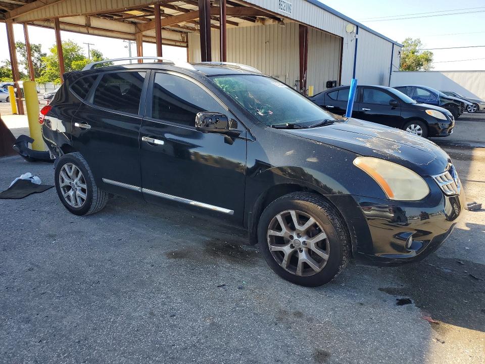 2012 Nissan Rogue VIN JN8AS5MT1CW290562 COPART salvage auction — REAR END, Fl - Cert Of Title Slvg Rebuildable, sold $725 on 2026-07-10 (photo 4)