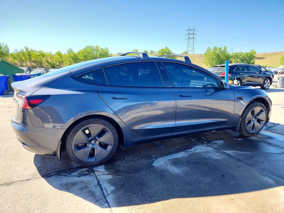 2023 Tesla Model 3 VIN 5YJ3E1EA8PF659090 COPART salvage auction — FRONT END, Co - Public - Salvage Title, sold $6,300 on 2026-08-03 (photo 3)