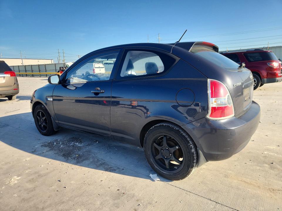 2010 Hyundai Accent VIN KMHCM3AC3AU168555 COPART salvage auction — FRONT END, Tx - Salvage Vehicle Title, sold $175 on 2026-07-28 (photo 2)