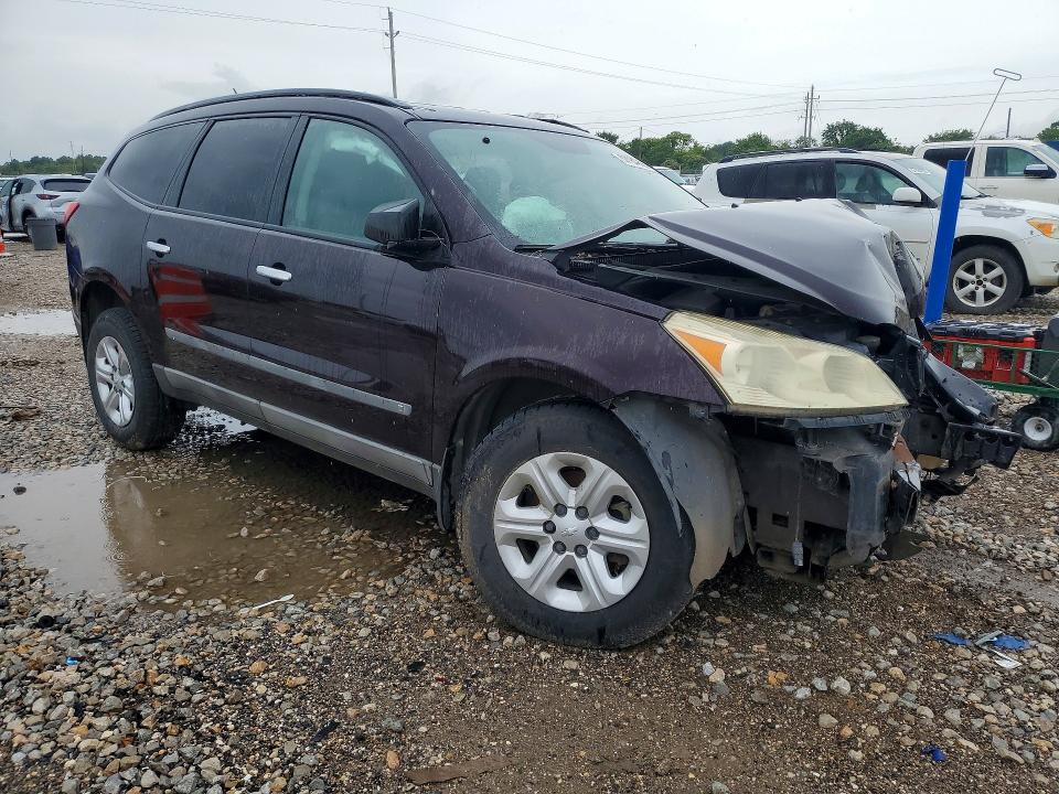 2010 Chevrolet Traverse VIN 1GNLREED3AS112154 COPART salvage auction — FRONT END, Tx - Salvage Vehicle Title, sold $375 on 2026-07-02 (photo 4)