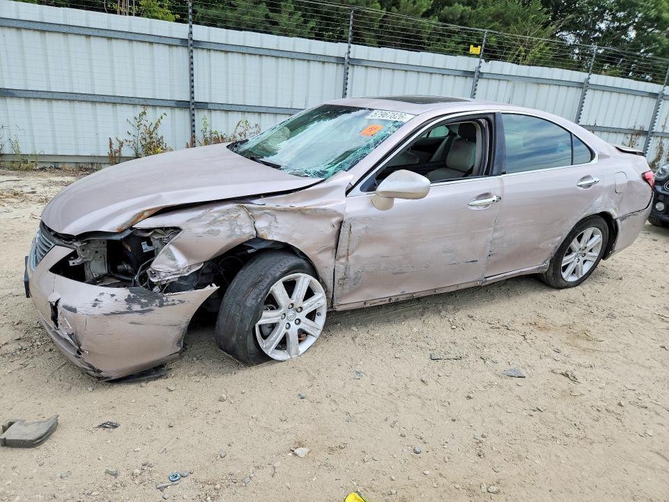 2008 Lexus Es 350 VIN JTHBJ46G782194784 COPART salvage auction — FRONT END, VA - CERT OF TITLE - SALVAGE, sold $275 on 2026-07-14 (photo 1)