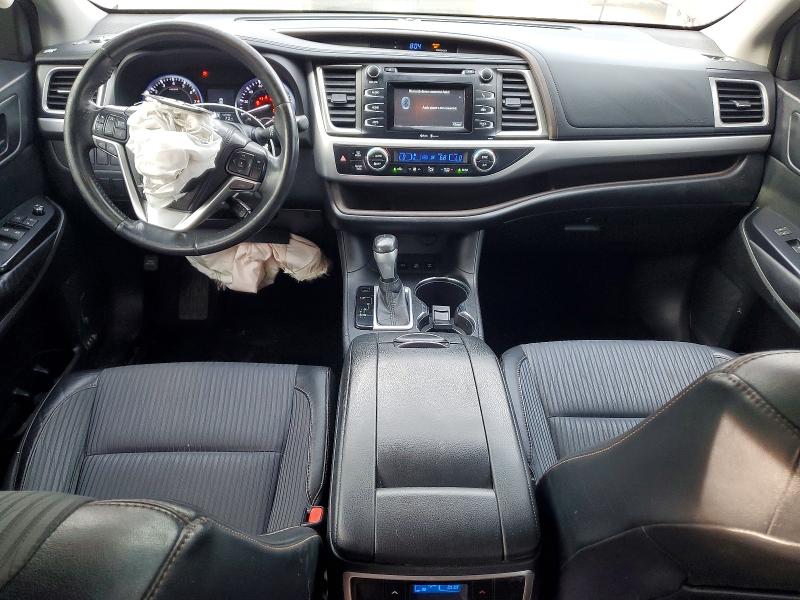 2015 Toyota Highlander VIN 5TDBKRFH7FS076101 COPART salvage auction — FRONT END, Ky - Bill Of Sale/Part Only/No Titl, sold $5,100 on 2026-07-08 (photo 8)