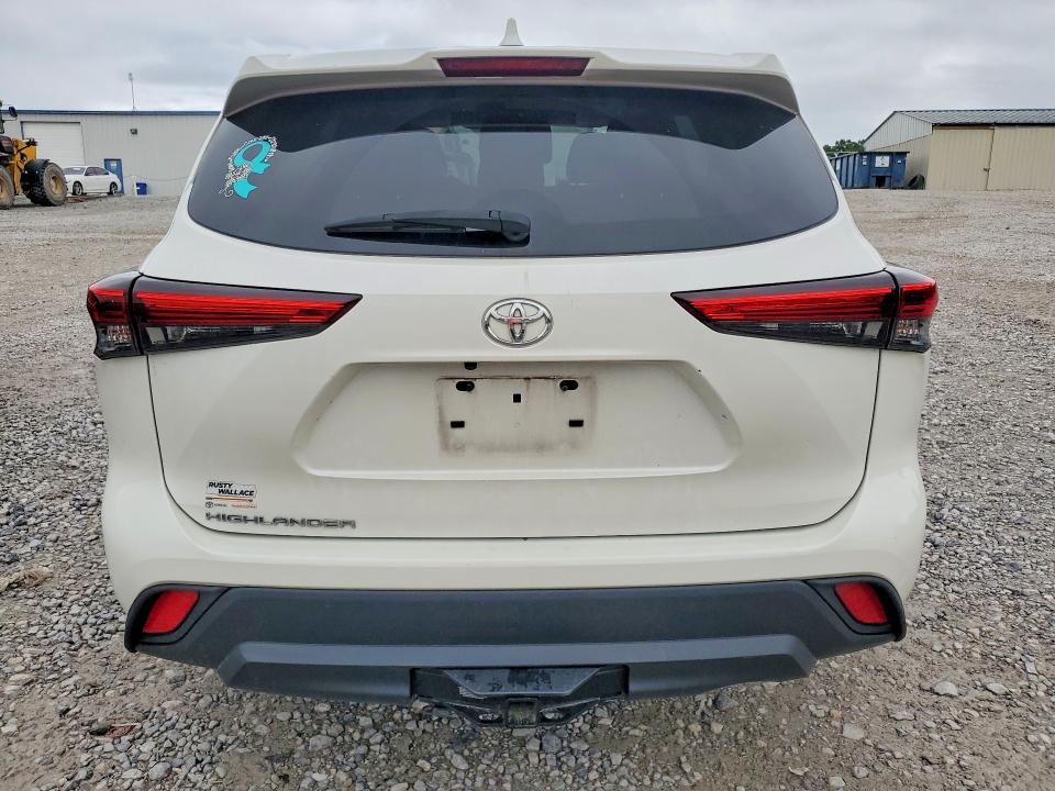 2020 Toyota VIN 5TDCZRAH7LS000560 COPART salvage auction — FRONT END, TN - SALVAGE CERTIFICATE, sold $10,800 on 2026-07-30 (photo 6)