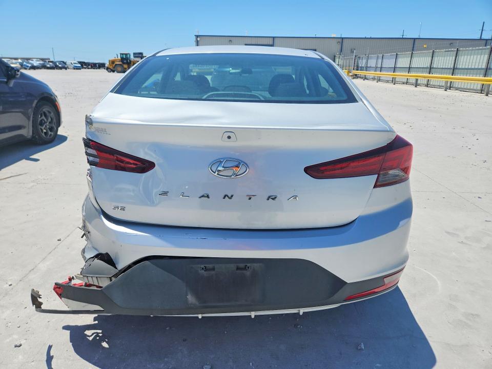 2019 Hyundai Elantra VIN 5NPD74LF5KH462340 COPART salvage auction — REAR END, Tx - Salvage Vehicle Title, sold $2,200 on 2026-07-28 (photo 6)