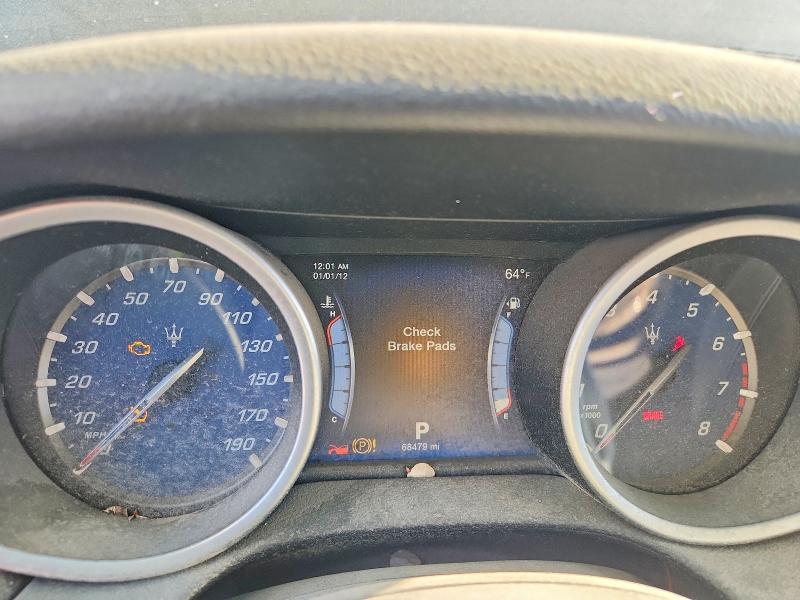 2015 Maserati Ghibli VIN ZAM57RTA0F1135343 COPART salvage auction — MECHANICAL, OR - SALVAGE TITLE CERTIFICATE, sold $4,000 on 2026-08-12 (photo 9)