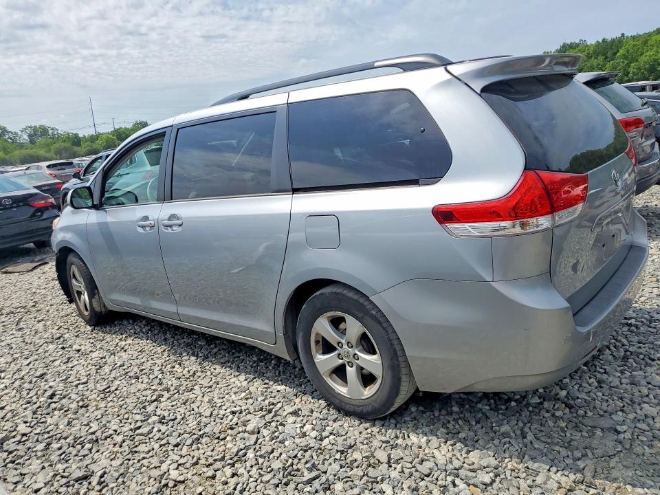 2014 Toyota Sienna VIN 5TDKK3DC9ES518072 COPART salvage auction — FRONT END, Ma - Cert Of Title-Reconstrctd Coll, sold $3,000 on 2026-07-06 (photo 2)