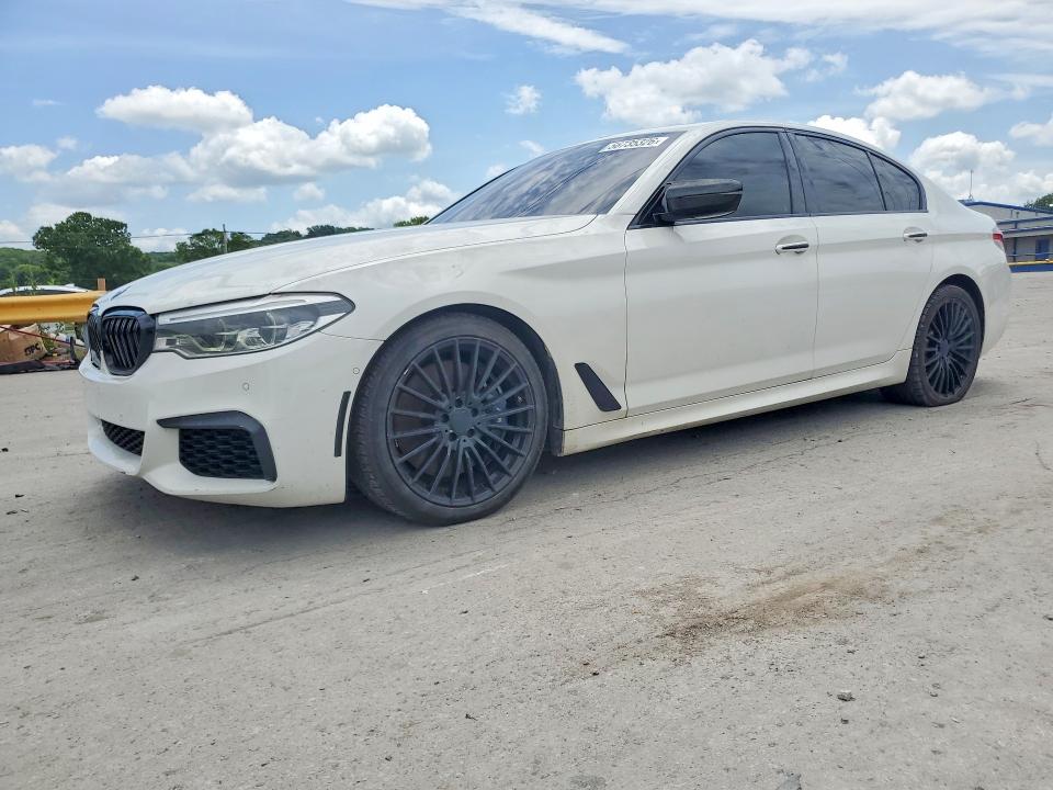 2018 BMW M550i xdrive VIN WBAJB9C5XJB049431 COPART salvage auction — HAIL, TN - CERT OF TITLE-REBUILT VEHICLE, sold $4,000 on 2026-07-29 (photo 1)