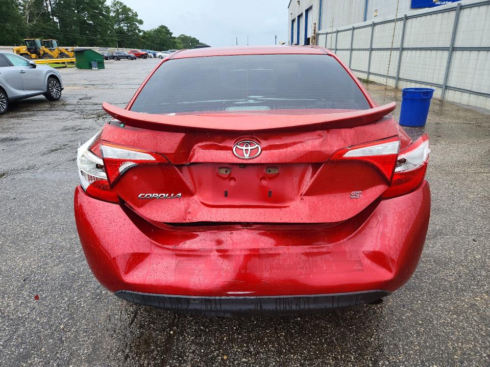 2015 Toyota Corolla VIN 5YFBURHE7FP244423 COPART salvage auction — REAR END, AL - CERT OF TITLE-SALVAGE TITLE, sold $2,450 on 2026-07-27 (photo 6)