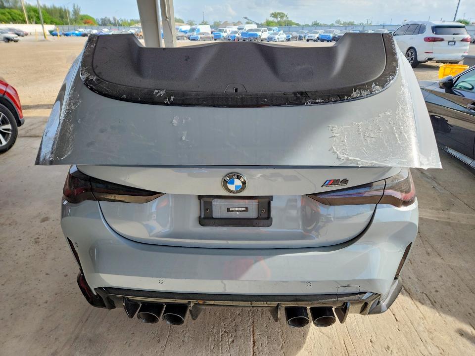 2022 BMW M4 VIN WBS33BA01NCJ47540 COPART salvage auction — SIDE, Fl - Cert Of Title Slvg Rebuildable, sold $17,300 on 2026-07-15 (photo 6)
