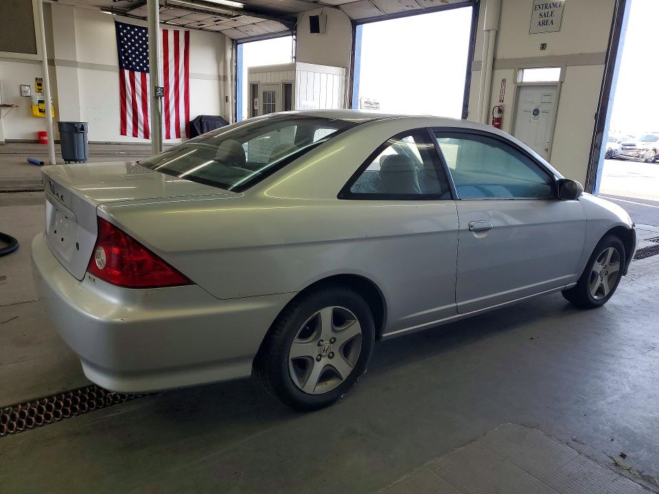 2004 Honda Civic VIN 1HGEM22954L015312 COPART salvage auction — VANDALISM, Or - Certificate Of Title, sold $350 on 2026-07-10 (photo 3)