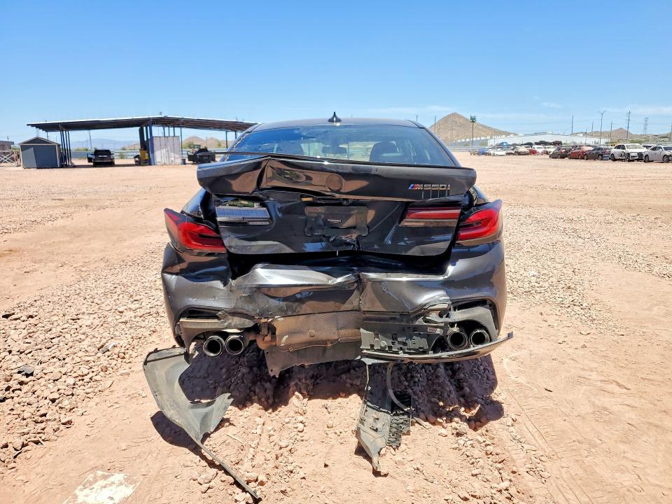 2020 BMW VIN WBAJS7C01LBN96244 COPART salvage auction — REAR END, Az - Cert Of Title - Salvage, sold $13,000 on 2026-07-09 (photo 6)