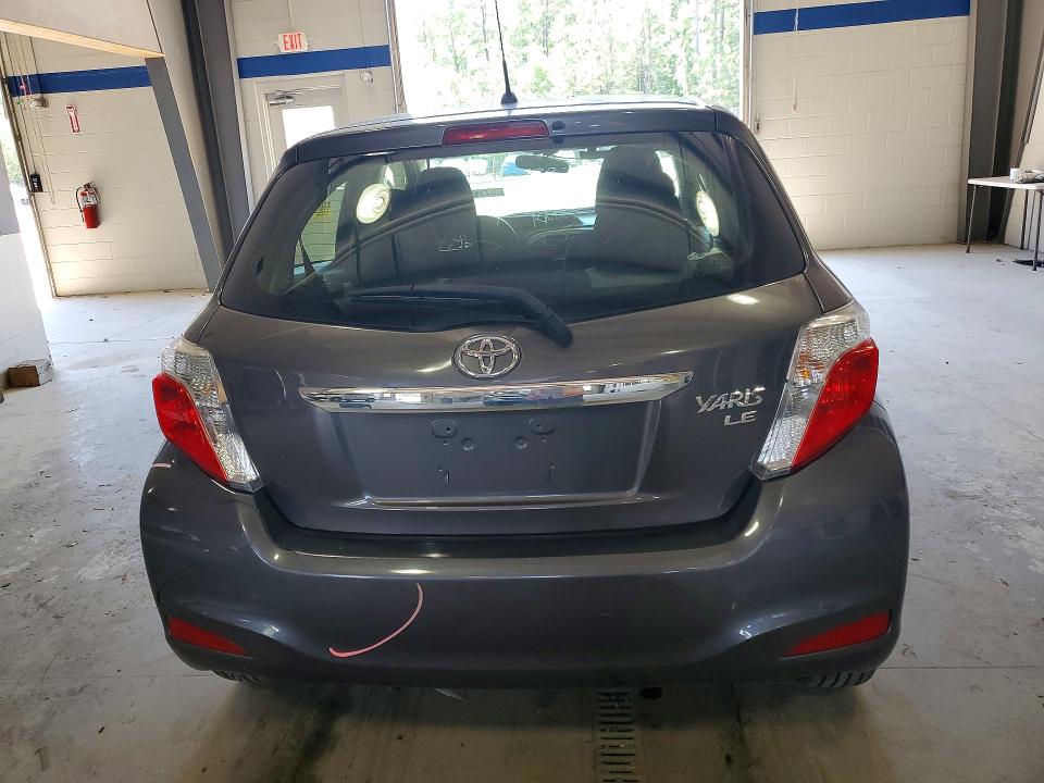 2013 Toyota Yaris VIN JTDKTUD37DD551309 COPART salvage auction — FRONT END, Va - Cert Of Title - Salvage, sold $2,000 on 2026-07-02 (photo 6)