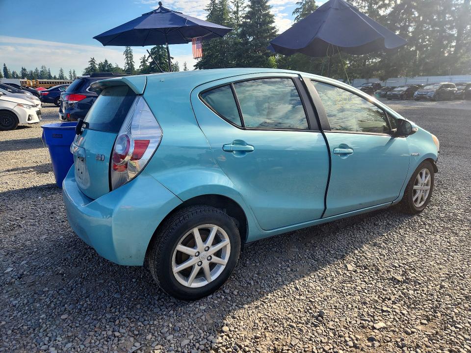 2012 Toyota Prius VIN JTDKDTB33C1014253 COPART salvage auction — FRONT END, Wa - Bill Of Sale, sold $525 on 2026-07-10 (photo 3)