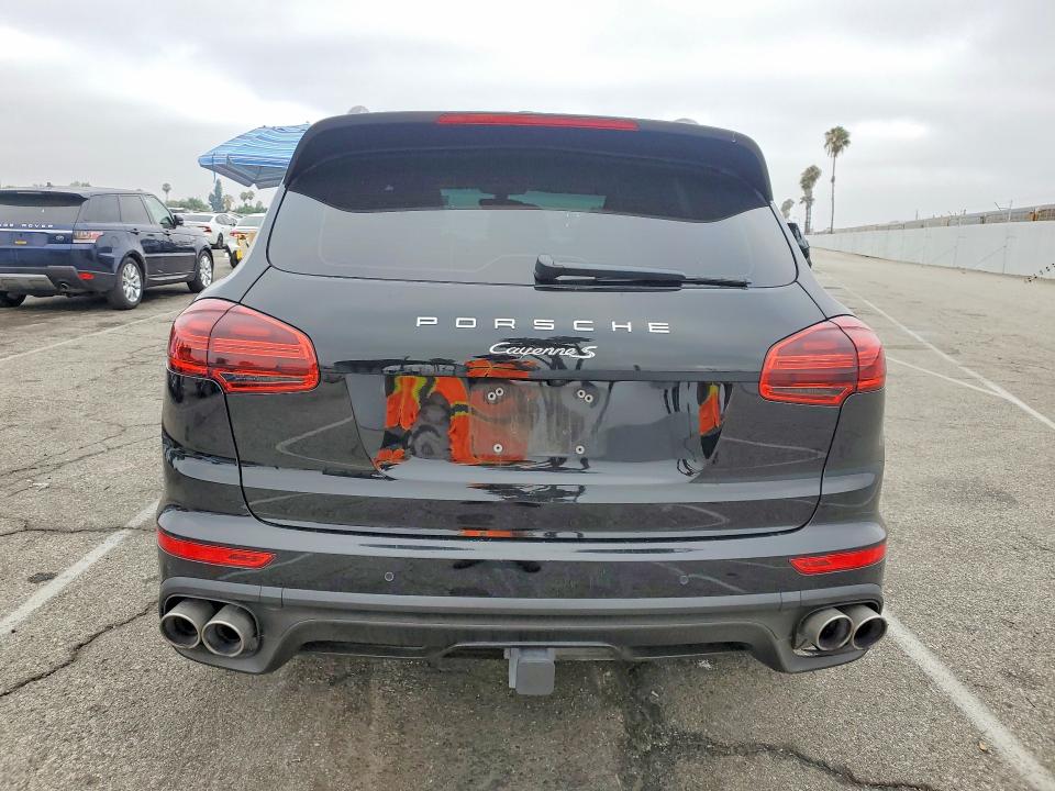2018 Porsche Cayenne VIN WP1AB2A20JLA61311 COPART salvage auction — FRONT END, CA - SALVAGE CERTIFICATE, sold $4,050 on 2026-07-31 (photo 6)