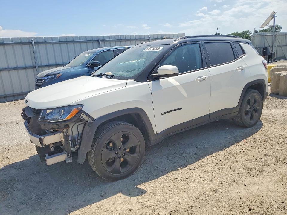 2021 Jeep Compass VIN 3C4NJDBB1MT533265 COPART salvage auction — FRONT END, Mo - Salvage Certificate Of Title, sold $2,750 on 2026-07-23 (photo 1)