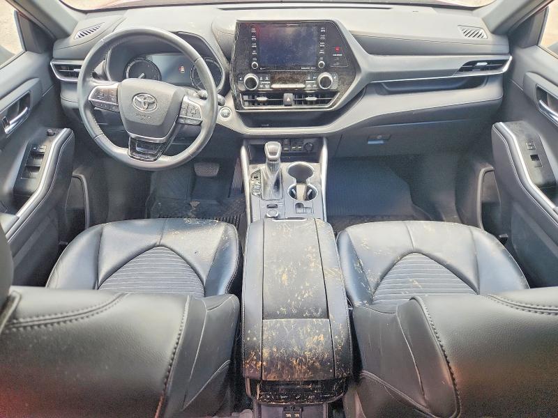 2021 Toyota Highlander VIN 5TDLZRBH7MS158283 COPART salvage auction — ALL OVER, LA - CERT OF TITLE-SALVAGE, sold $250 on 2026-07-16 (photo 8)