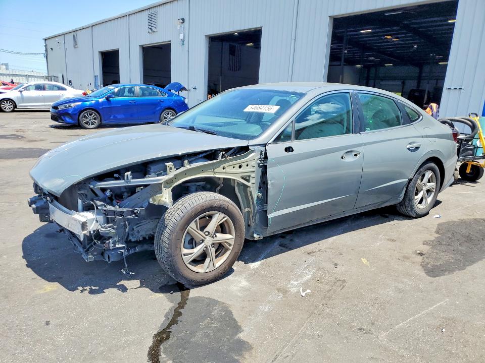 2021 Hyundai Sonata VIN 5NPEG4JA5MH093574 COPART salvage auction — FRONT END, Fl - Certificate Of Destruction, sold $2,550 on 2026-07-27 (photo 1)