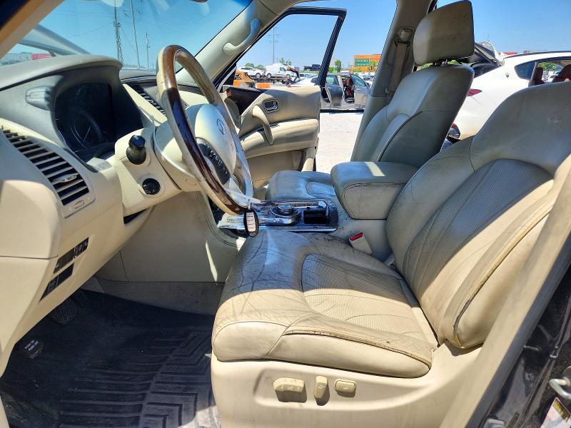 2014 Infiniti Qx80 VIN JN8AZ2NE1E9066235 COPART salvage auction — FRONT END, Oh - Certificate Of Title, sold $2,950 on 2026-07-31 (photo 7)