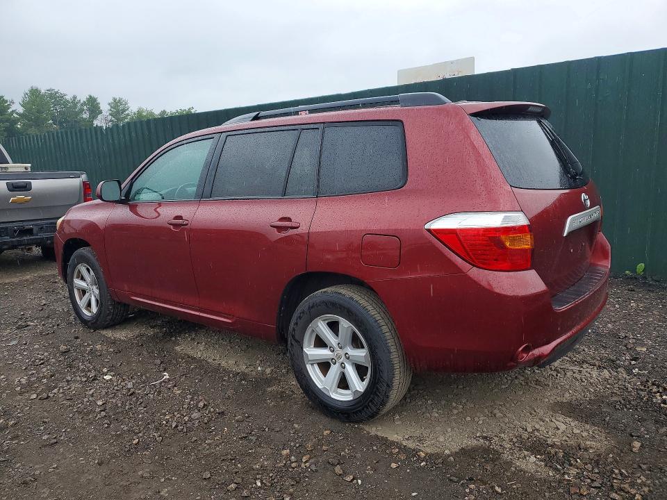 2010 Toyota Highlander VIN 5TDKK3EHXAS007040 COPART salvage auction — MINOR DENT/SCRATCHES, MD - CERT OF SALVAGE > 75% DAMAGE, sold $2,500 on 2026-07-20 (photo 2)