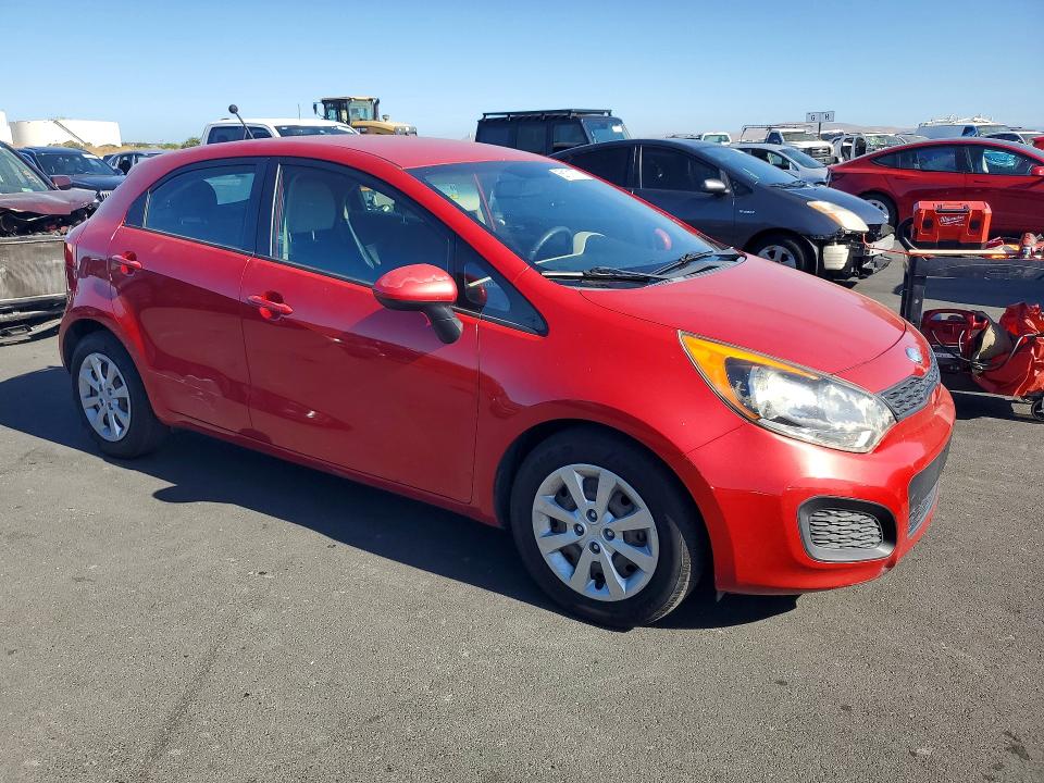 2013 Kia Rio VIN KNADM5A39D6226713 COPART salvage auction — SIDE, Ca - Salvage Certificate, sold $1,150 on 2026-07-08 (photo 4)
