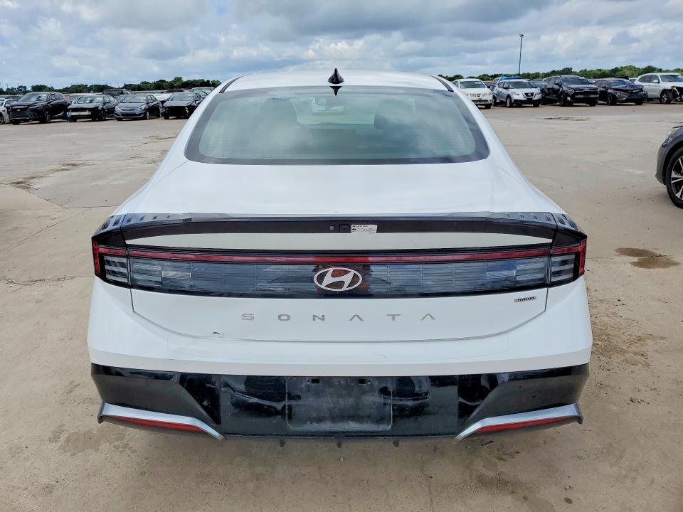 2024 Hyundai Sonata hybrid VIN KMHL34JJ7RA089863 COPART salvage auction — FRONT END, TX - CERTIFICATE OF TITLE, sold $10,000 on 2026-07-23 (photo 6)