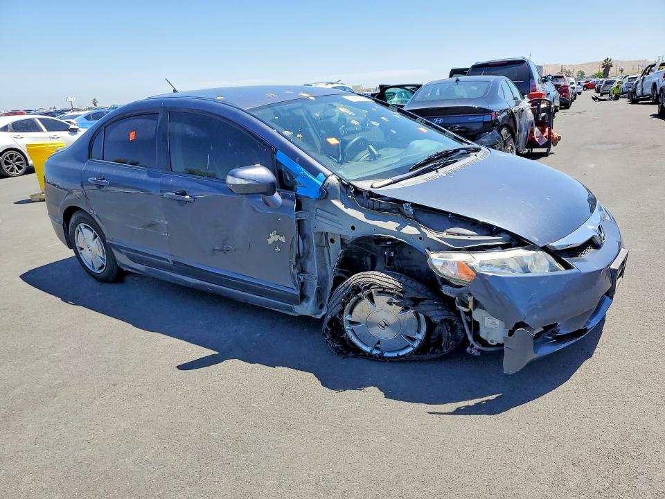 2009 Honda Civic hybrid VIN JHMFA36279S011207 COPART salvage auction — FRONT END, CA - SALVAGE CERTIFICATE, sold $400 on 2026-07-13 (photo 4)