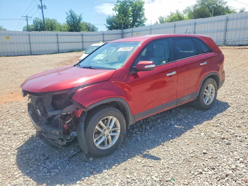 2014 Kia Sorento VIN 5XYKT3A65EG429382 COPART salvage auction — FRONT END, OK - CERT OF TITLE-SALVAGE, sold $775 on 2026-07-28 (photo 1)