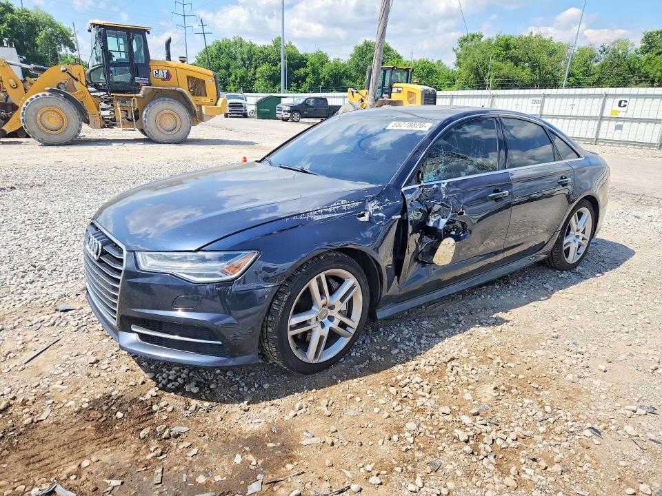 2016 Audi A6 VIN WAUGFAFC3GN058148 COPART salvage auction — FRONT END, Oh - Cert Of Title-Salvage, sold $2,900 on 2026-07-02 (photo 1)