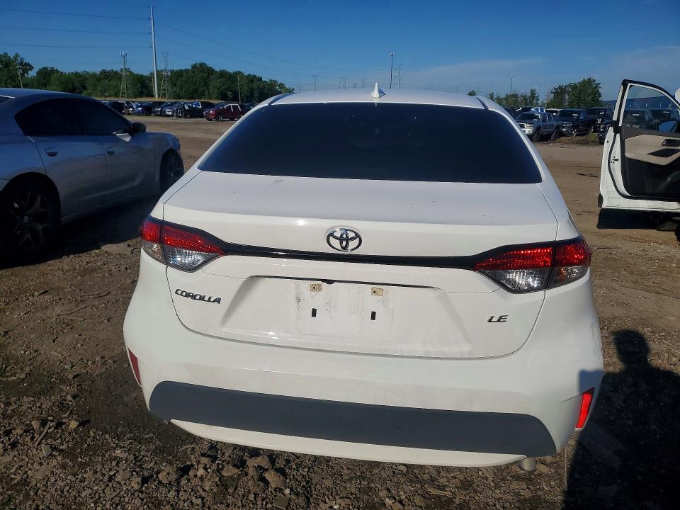 2021 Toyota VIN 5YFEPMAE7MP232979 COPART salvage auction — REAR END, Mi - Certificate Of Title, sold $5,700 on 2026-07-28 (photo 6)