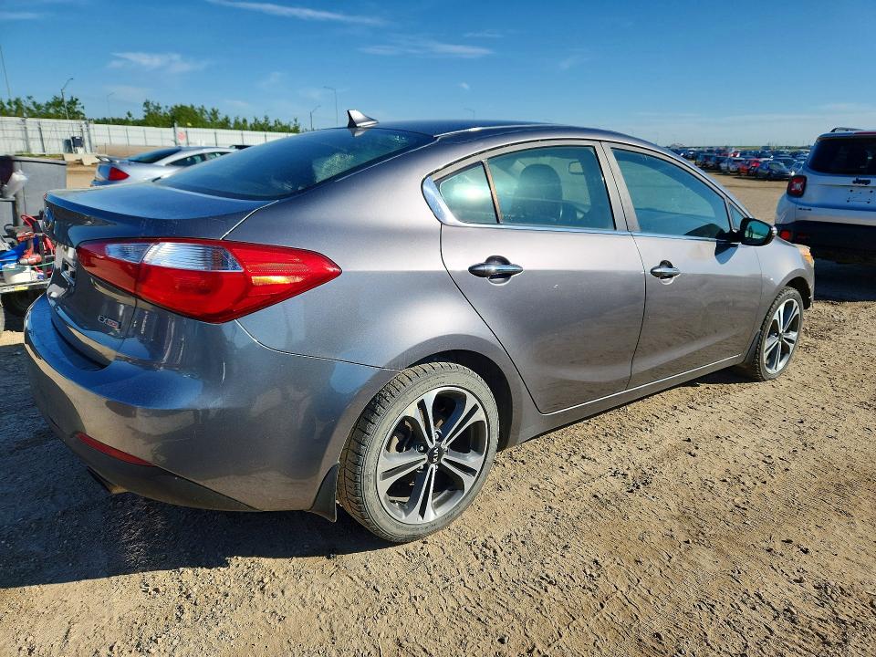 2014 Kia Forte VIN KNAFX4A80E5199303 COPART salvage auction — FRONT END, Ab - Bos - Salvage, sold $675 on 2026-07-09 (photo 3)