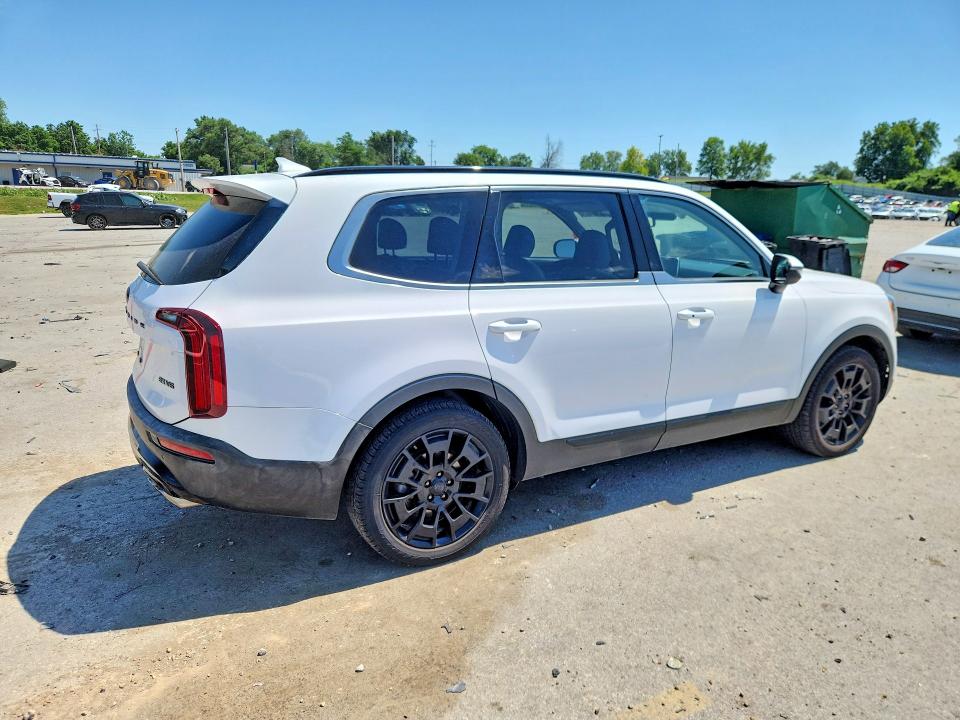 2021 Kia Telluride VIN 5XYP3DHC2MG123746 COPART salvage auction — HAIL, ID - SALVAGE CERTIFICATE OF TITLE, sold $7,300 on 2026-07-28 (photo 3)