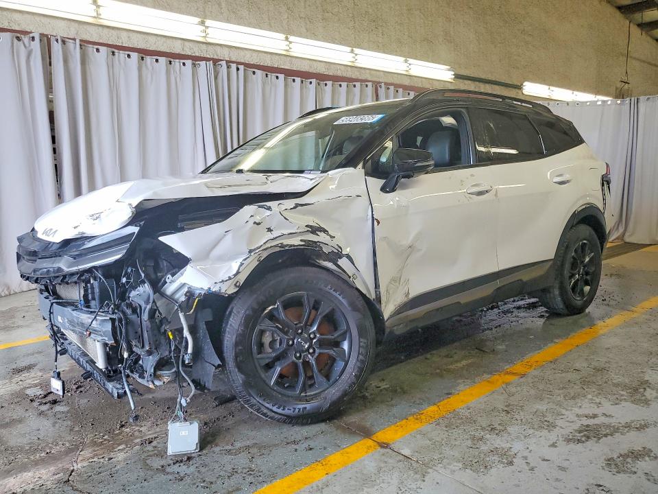 2023 Kia Sportage VIN 5XYK7CAF1PG040004 COPART salvage auction — FRONT END, Mi - Certificate Of Title, sold $275 on 2026-07-30 (photo 1)