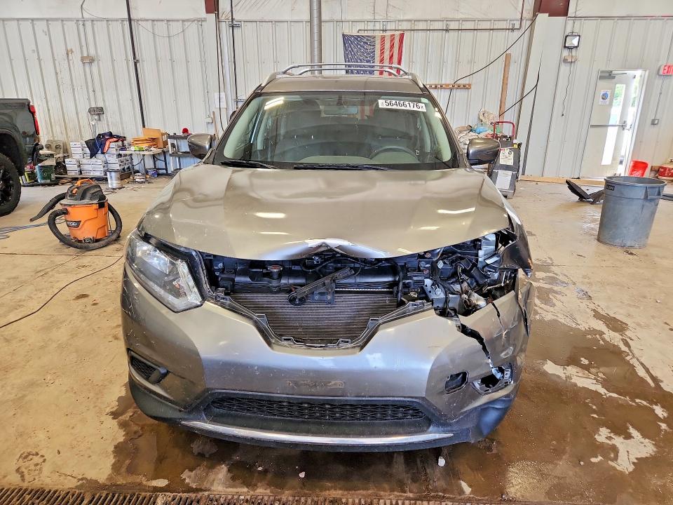 2016 Nissan Rogue VIN JN8AT2MT0GW025018 COPART salvage auction — FRONT END, Wi - Junked Vehicle Bill Of Sale, sold $475 on 2026-07-06 (photo 5)