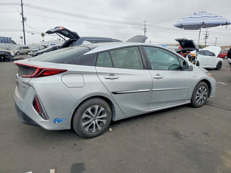2021 Toyota Prius VIN JTDKAMFP8M3165185 COPART salvage auction — FRONT END, Ca - Salvage Certificate, sold $6,600 on 2026-07-13 (photo 3)