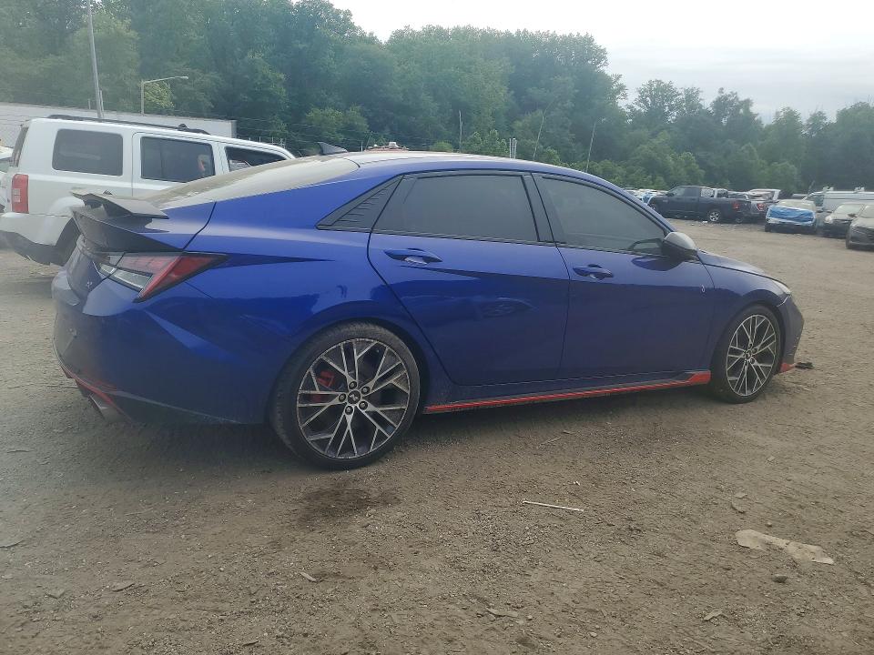 2023 Hyundai VIN KMHLW4AK9PU012052 COPART salvage auction — REAR END, Md - Cert Of Salvage > 75% Damage, sold $7,700 on 2026-07-28 (photo 3)