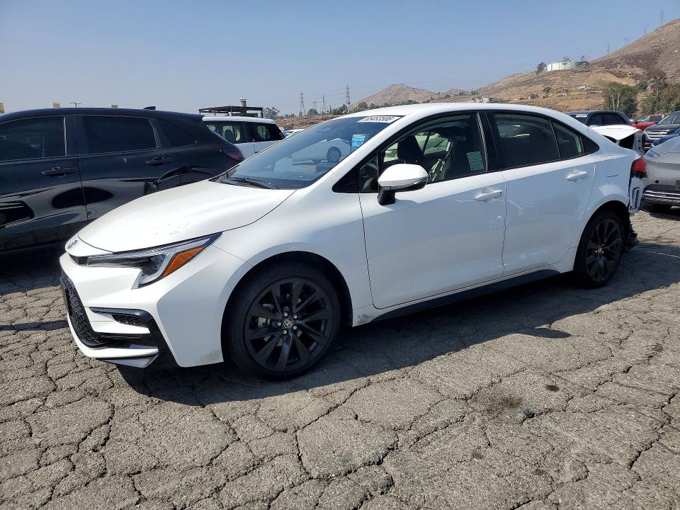 2026 Toyota Corolla VIN JTDBCMFEXT3135418 COPART salvage auction — REAR END, Ca - Salvage Certificate, sold $4,550 on 2026-07-16 (photo 1)