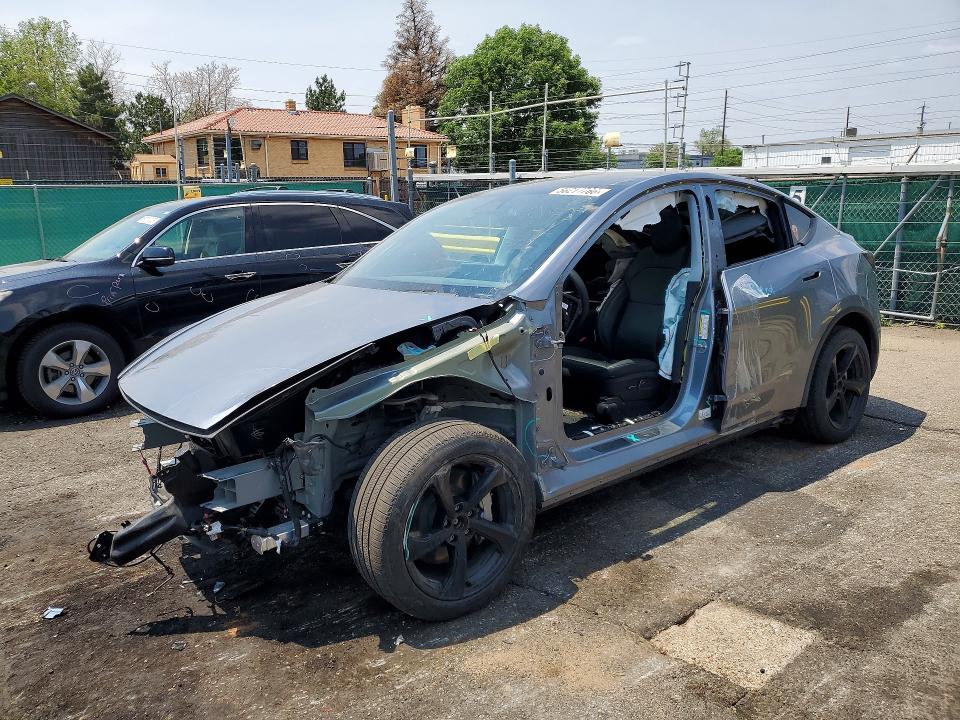 2026 Tesla Model y VIN 7SAYGDEE4TA456809 COPART salvage auction — FRONT END, Co - Public - Salvage Title, sold $16,700 on 2026-07-07 (photo 1)