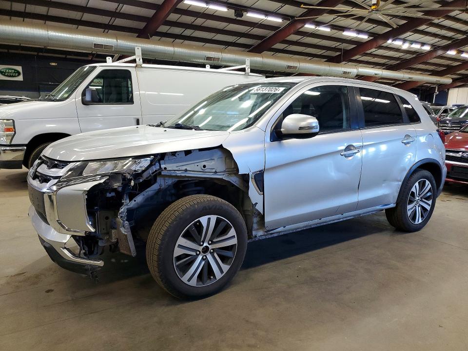 2021 Mitsubishi Outlander sport VIN JA4ARUAU9MU022686 COPART salvage auction — FRONT END, Az - Certificate Of Title, sold $6,500 on 2026-07-27 (photo 1)