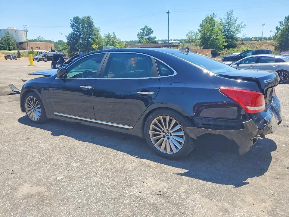 2014 Hyundai Equus VIN KMHGH4JH8EU085071 COPART salvage auction — REAR END, Sc - Cert Of Title-Salvage, sold $1,600 on 2026-07-31 (photo 2)