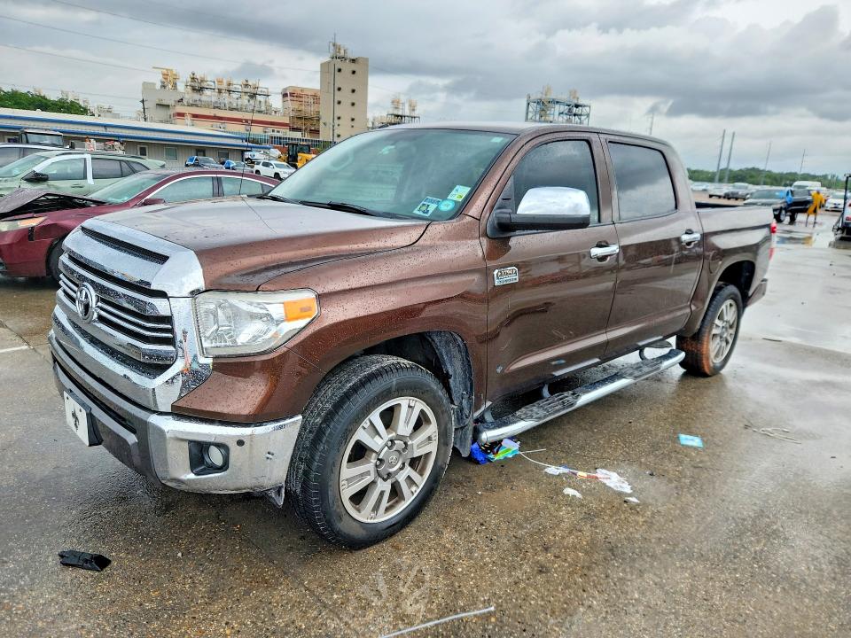 2017 Toyota Tundra VIN 5TFGW5F18HX227594 COPART salvage auction — MECHANICAL, La - Cert Of Title-Salvage, sold $8,100 on 2026-07-08 (photo 1)