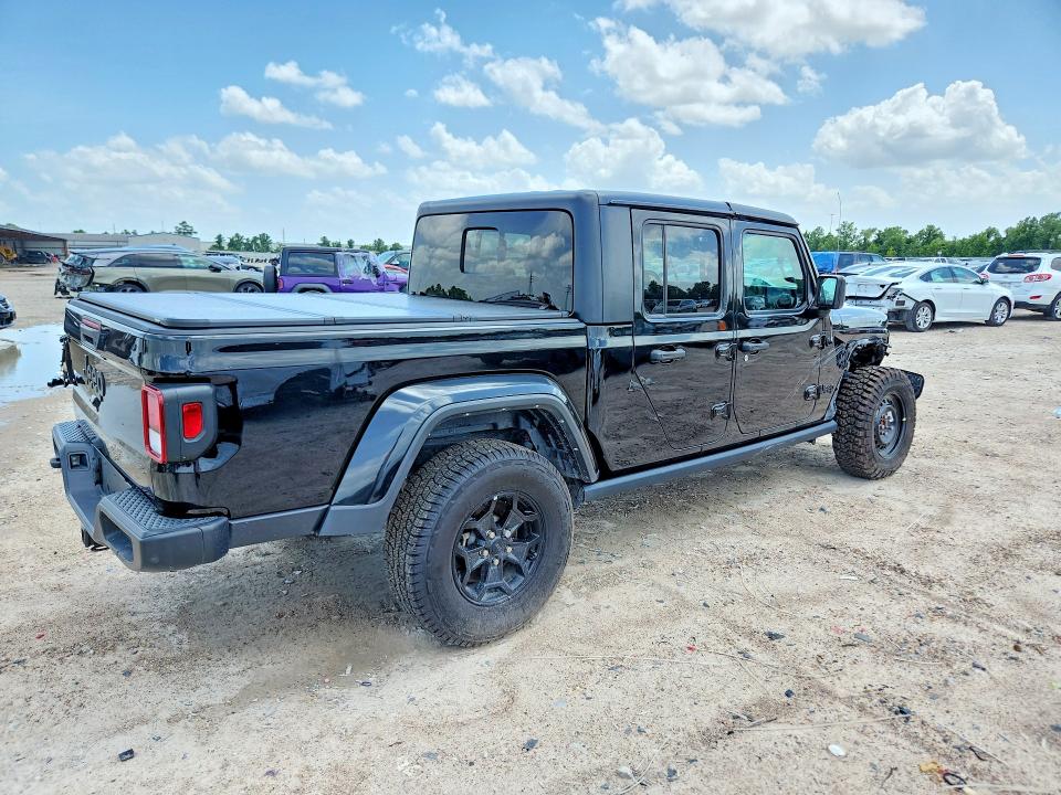 2023 Jeep Gladiator VIN 1C6HJTAG8PL506401 COPART salvage auction — ROLLOVER, La - Cert Of Title-Salvage, sold $17,700 on 2026-07-02 (photo 3)
