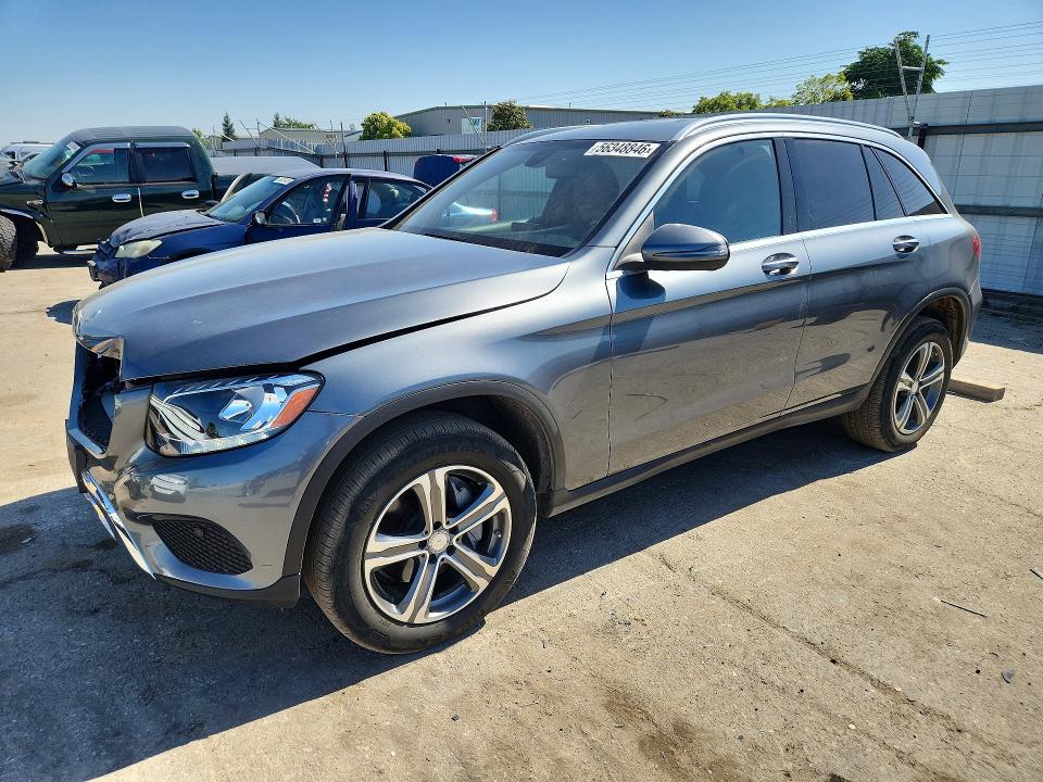 2018 Mercedes-benz Glc VIN WDC0G4JB2JV056278 COPART salvage auction — FRONT END, Ca - Salvage Certificate, sold $5,200 on 2026-07-10 (photo 1)