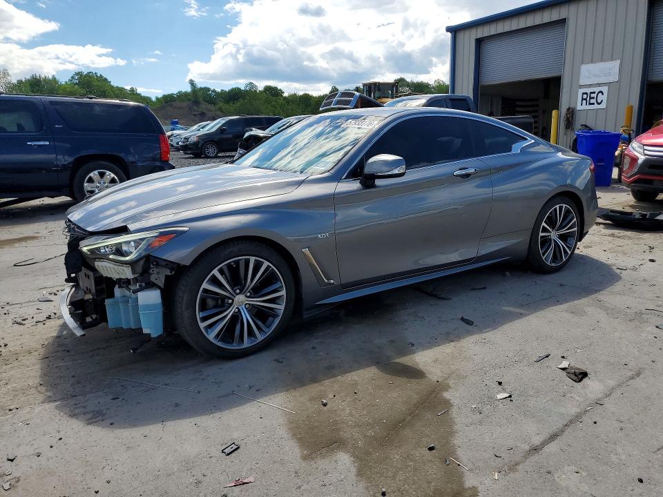 2018 Infiniti VIN JN1EV7ELXJM390198 COPART salvage auction — FRONT END, Pa - Certificate Of Salvage, sold $6,300 on 2026-07-22 (photo 1)