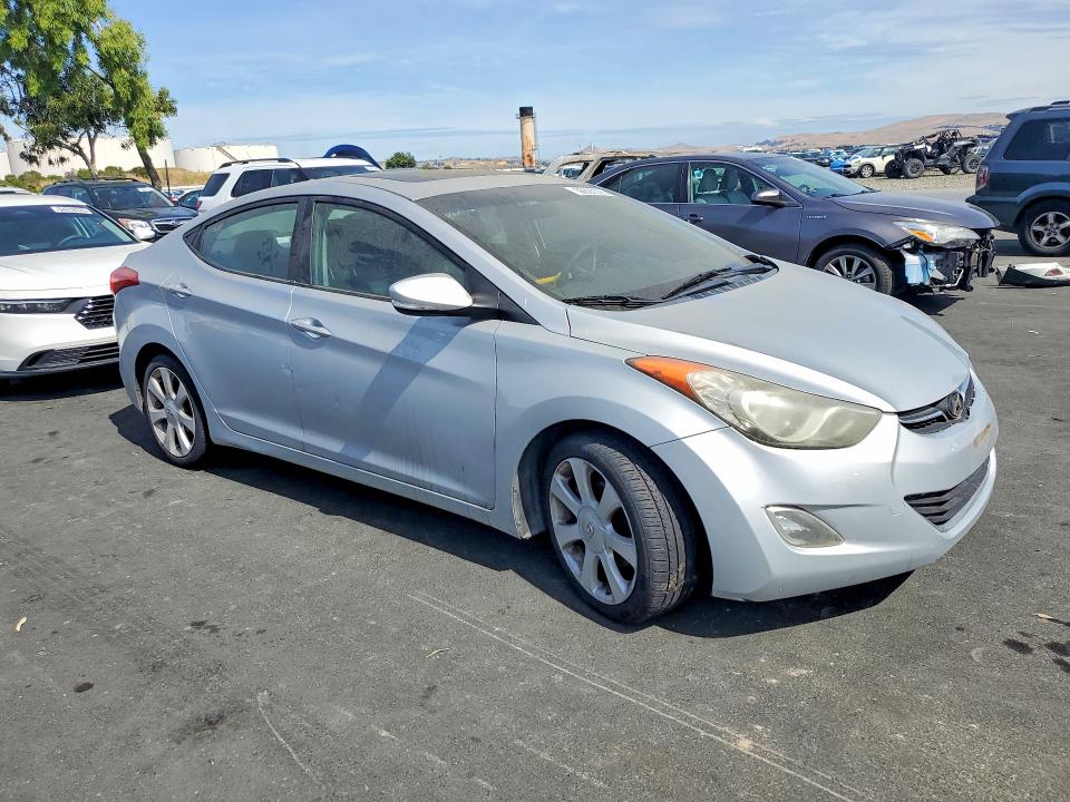 2011 Hyundai Elantra VIN 5NPDH4AE5BH016325 COPART salvage auction — SIDE, Ca - Salvage Certificate, sold $650 on 2026-07-08 (photo 4)