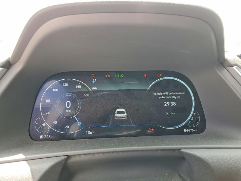 2021 Hyundai Sonata VIN 5NPEJ4J2XMH132265 COPART salvage auction — FRONT END, Fl - Cert Of Title Slvg Rebuildable, sold $6,200 on 2026-07-27 (photo 9)
