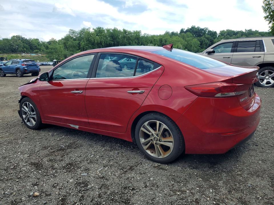 2017 Hyundai Elantra VIN KMHD84LF9HU283970 COPART salvage auction — FRONT END, Ny - Mv-907A Salvage Certificate, sold $1,350 on 2026-07-07 (photo 2)