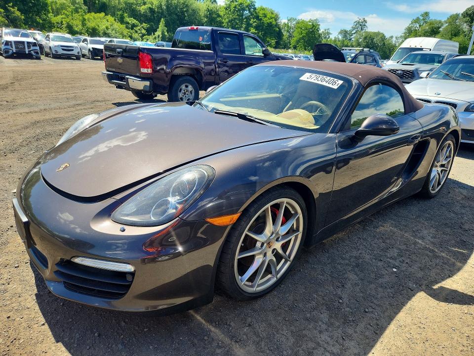 2013 Porsche Boxster VIN WP0CB2A8XDS133253 COPART salvage auction — MECHANICAL, Ct - Cert Of Title-Salvage, sold $2,550 on 2026-07-23 (photo 1)