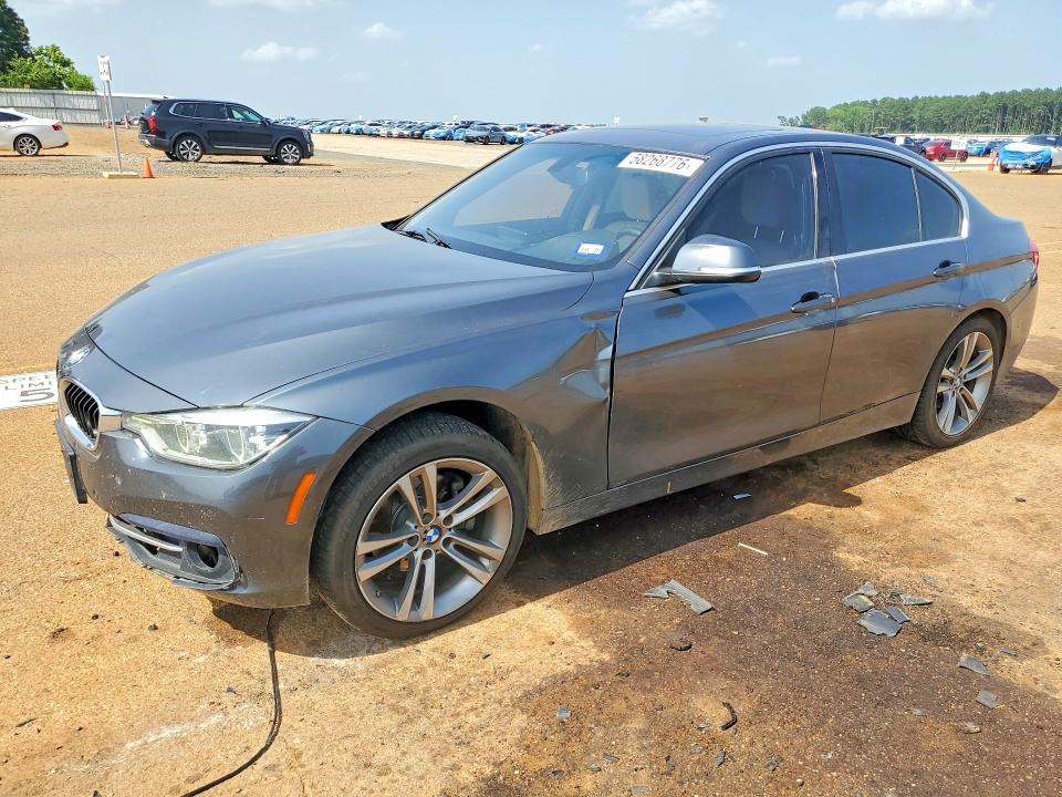 2022 BMW 3er VIN WBA8B9G35HNU54841 COPART salvage auction — FRONT END, Tx - Salvage Vehicle Title, sold $1,750 on 2026-07-27 (photo 1)